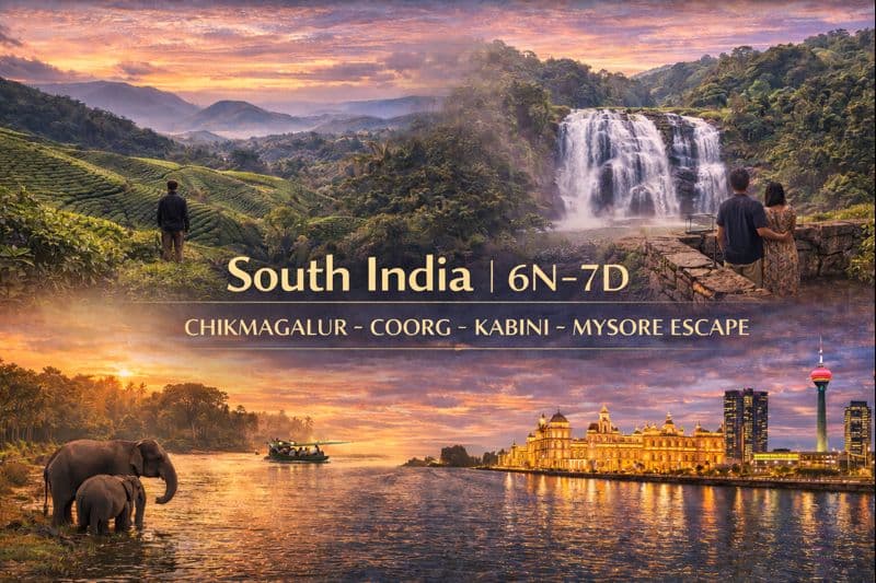 Chikmagalur–Coorg–Kabini–Mysore Escape