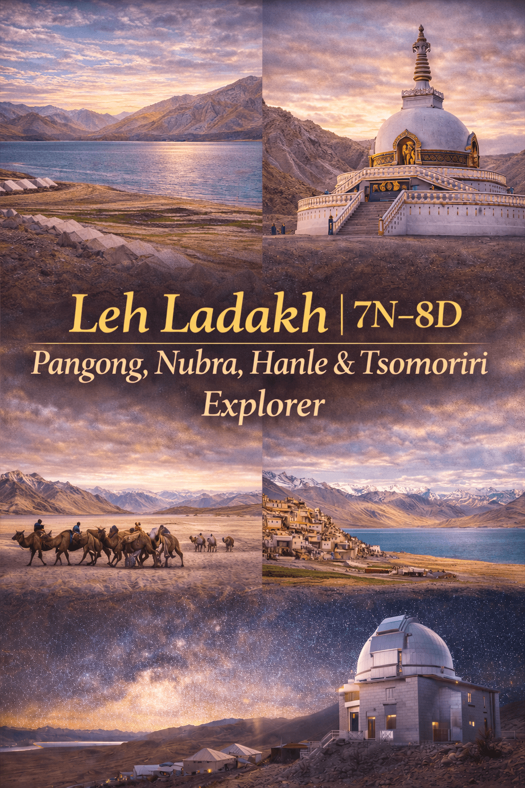 Pangong, Nubra, Hanle & Tsomoriri Explorer