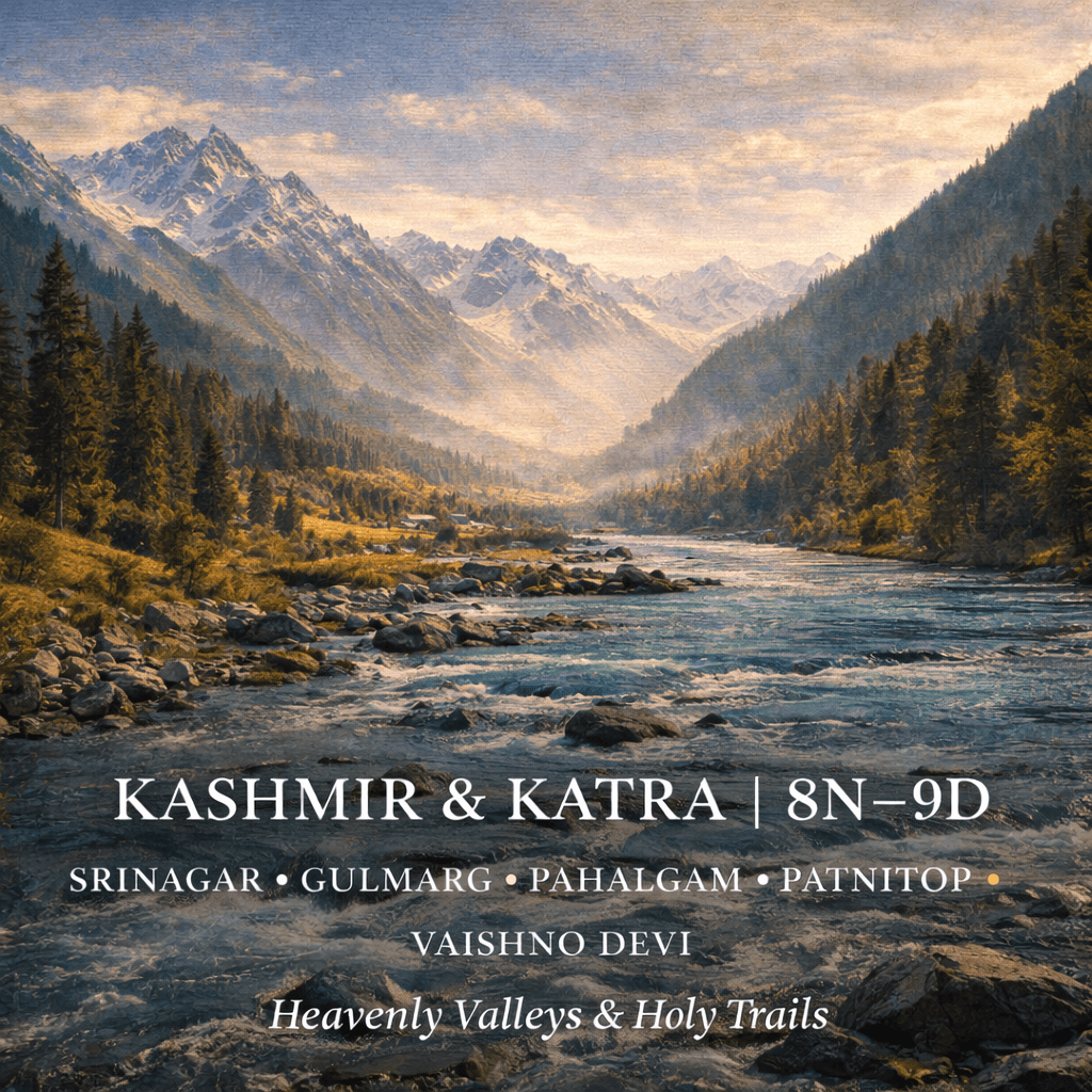 SRINAGAR ✦ GULMARG ✦ PAHALGAM ✦ PATNITOP ✦ VAISHNO DEVI Heavenly Vall…