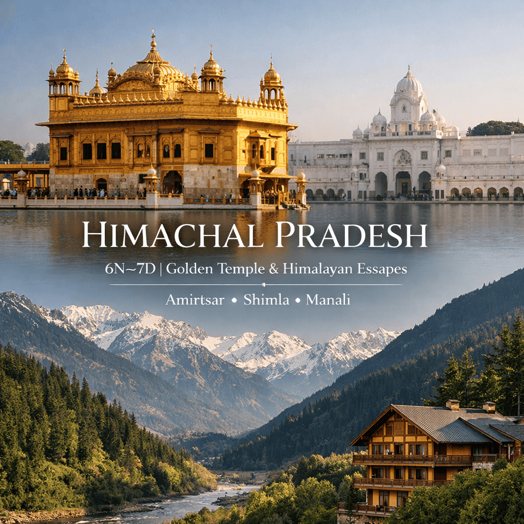 Golden Temple & Himalayan Escapes · Amritsar ✦ Shimla ✦ Manali
