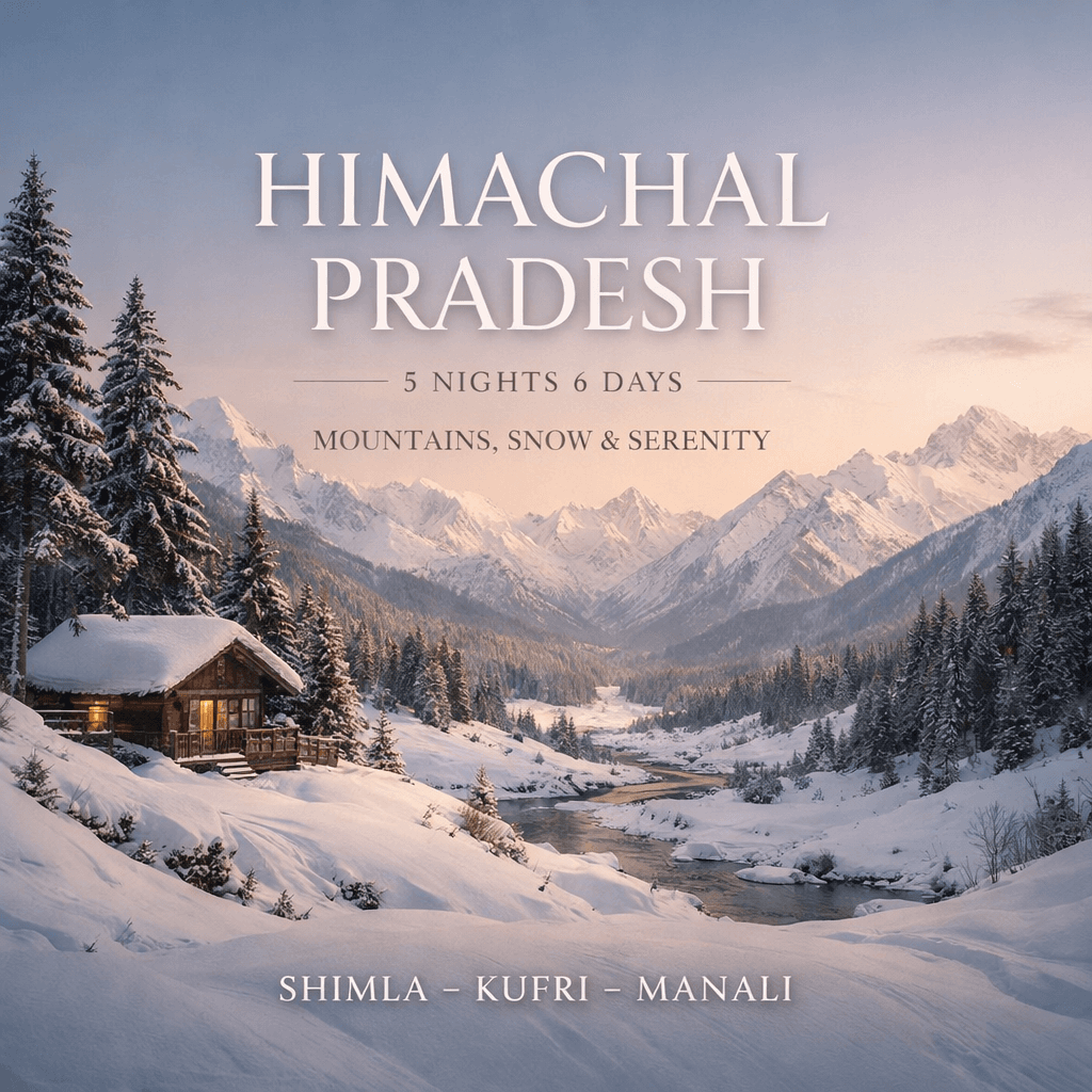 MOUNTAINS, SNOW & SERENITY · SHIMLA – KUFRI – MANALI