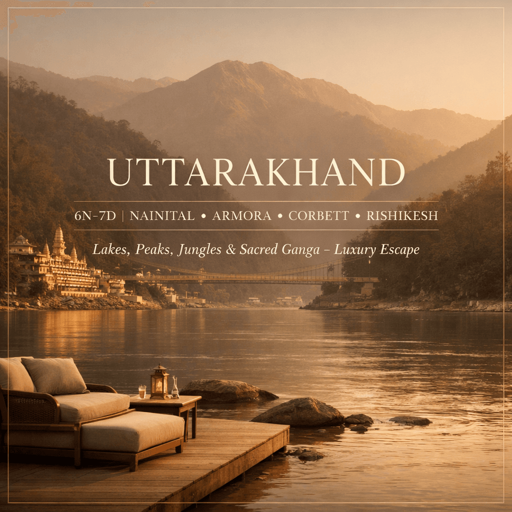 NAINITAL ✦ ARMORA ✦ CORBETT ✦ RISHIKESH Lakes, Peaks, Jungles & Sacre…