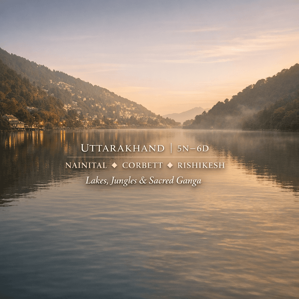 NAINITAL ✦ CORBETT ✦ RISHIKESH Lakes, Jungles & Sacred Ganga