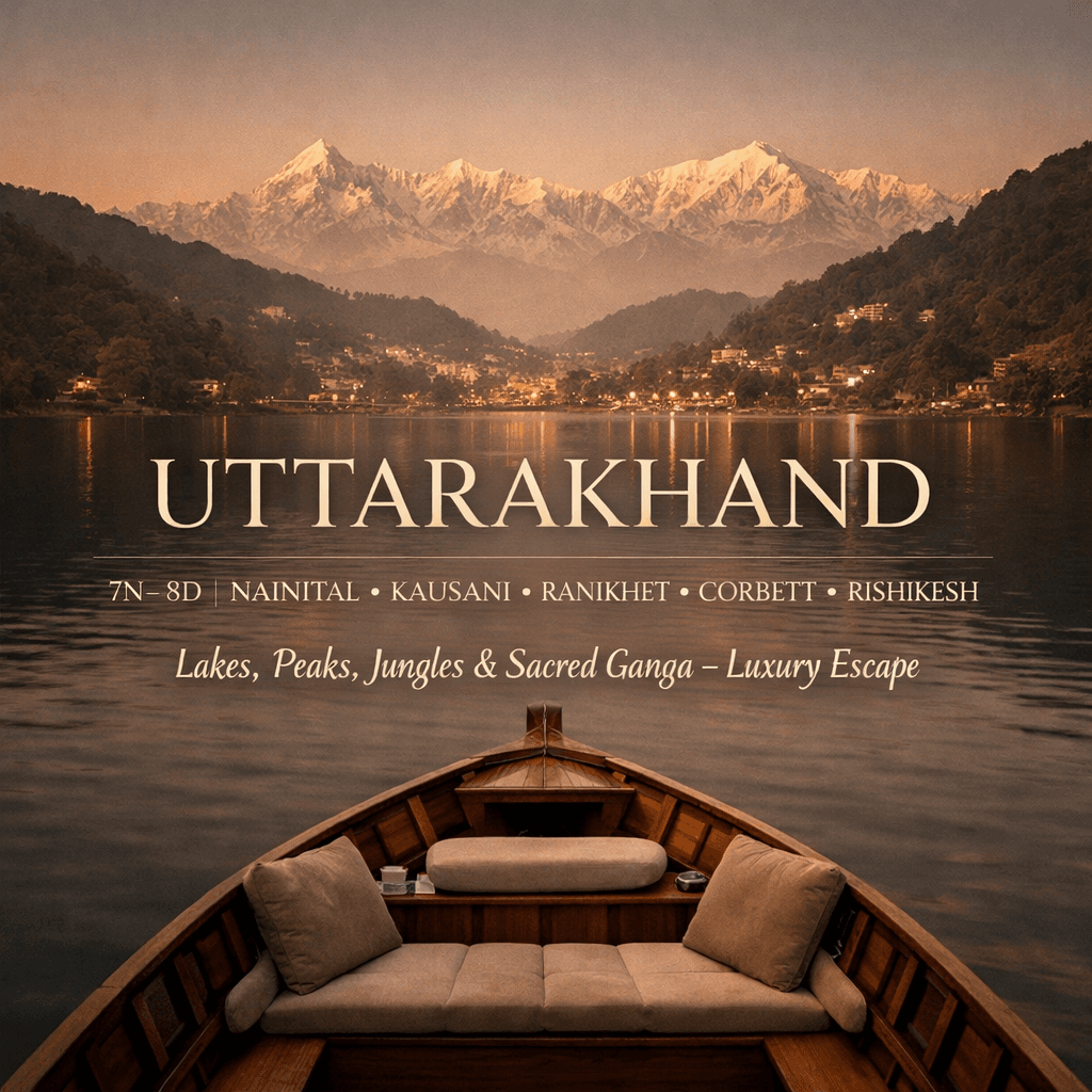 NAINITAL ✦ KAUSANI ✦ RANIKHET ✦ CORBETT ✦ RISHIKESH Lakes, Peaks, Jun…