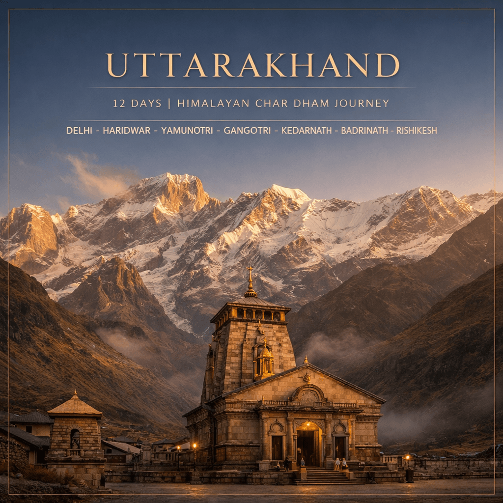DIVINE HIMALAYAN CHARDHAM YATRA · YAMUNOTRI – GANGOTRI – KEDARNATH –…