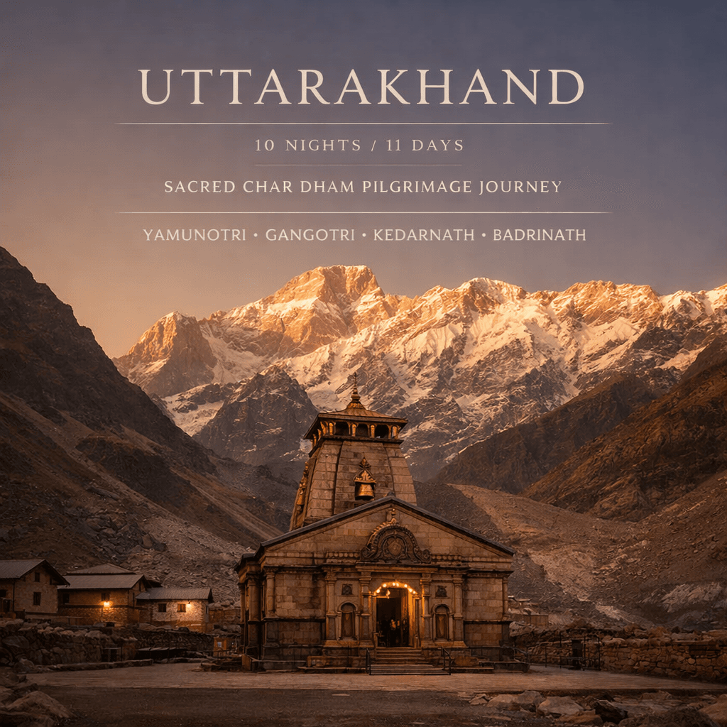 CLASSIC CHARDHAM YATRA WITH KEDARNATH TREK · YAMUNOTRI – GANGOTRI – K…