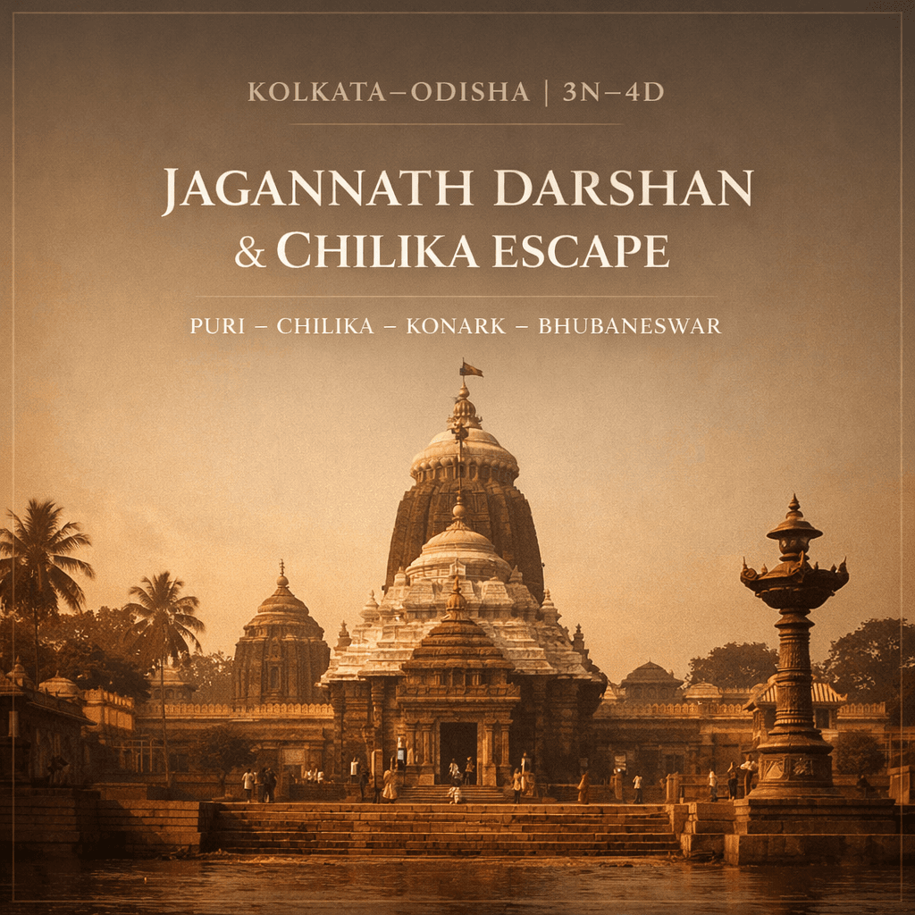 JAGANNATH DARSHAN & CHILIKA ESCAPE · PURI – CHILIKA – KONARK – BHUBAN…