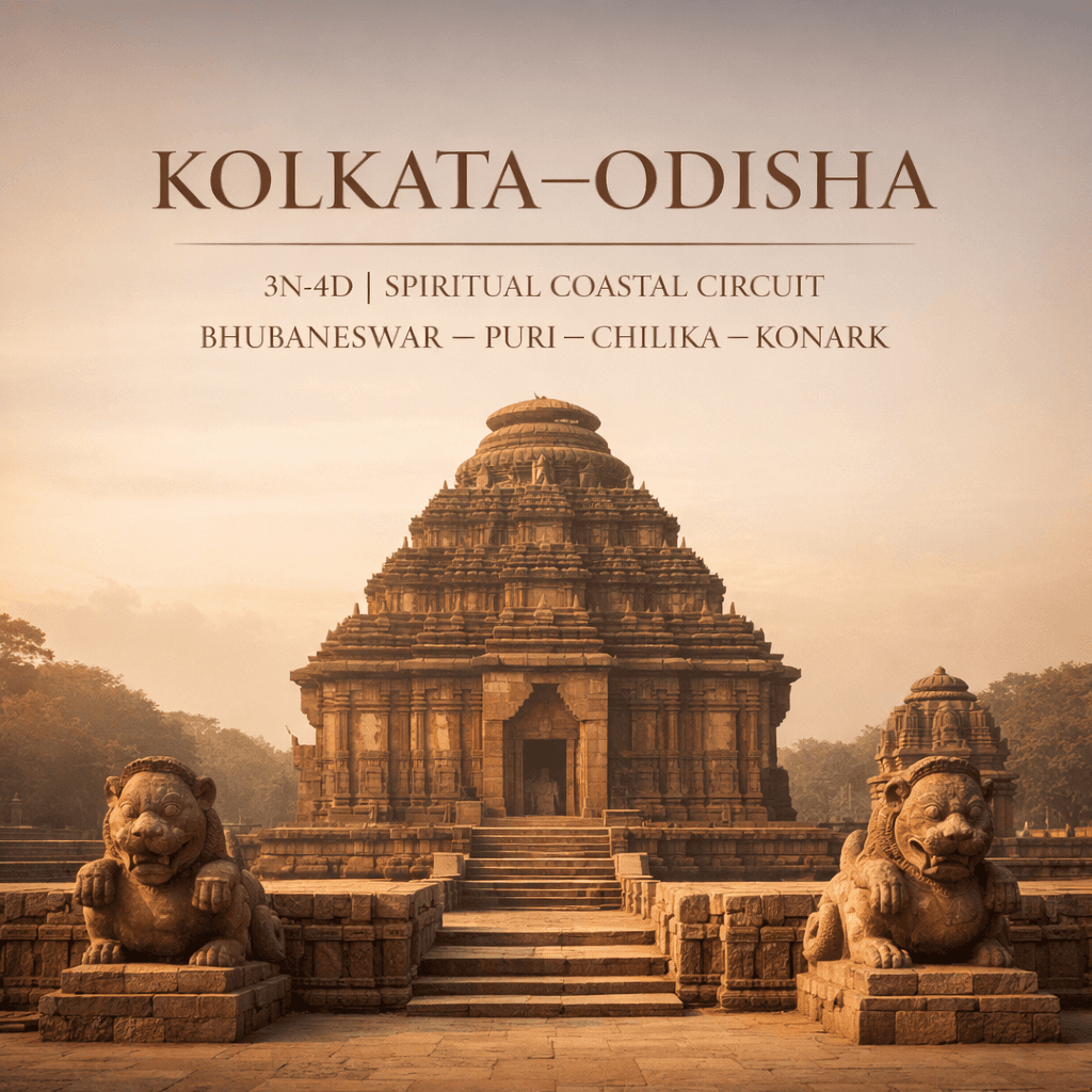 SPIRITUAL COASTAL CIRCUIT · BHUBANESWAR – PURI – CHILIKA – KONARK