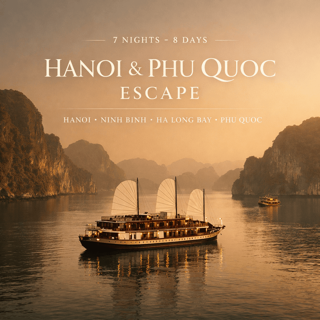 HANOI & PHU QUOC ESCAPE · Hanoi • Ninh Binh • Ha Long Bay • Phu Quoc…