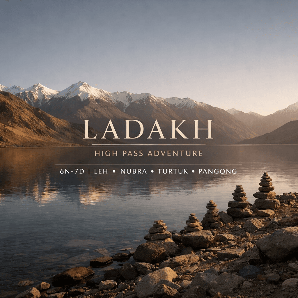 HIGH PASS ADVENTURE · LEH ✦ NUBRA ✦ TURTUK ✦ PANGONG